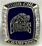 2009 Texas Brahmas CHL Champions Salesman Sample Ring - Jason Deitsch