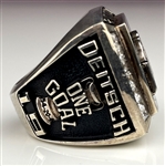 2009 Texas Brahmas CHL Champions Salesman Sample Ring - Jason Deitsch