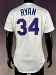 Nolan Ryan Signed Texas Rangers Jersey - Rawlings Game Specs Issue
