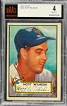 1952 Topps #392 Hoyt Wilhelm - BVG VG-EX 4