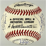 500 Home Run Club Signed Baseball with <strong>21 SIGNATURES</strong> Incl. Mantle, Williams, Aaron, Cabrera (BAS)