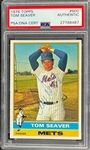 Tom Seaver Signed 1976 Topps #600 - Encapsulated PSA/DNA