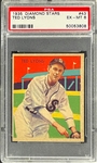 1935 Diamond Stars #43 Ted Lyons - PSA EX-MT 6