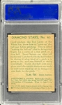 1935 Diamond Stars #43 Ted Lyons - PSA EX-MT 6