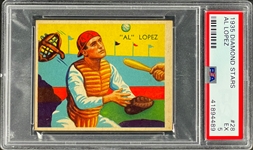 1935 Diamond Stars #28 Al Lopez- PSA EX 5