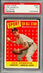 1958 Topps #483 Luis Aparicio All Star - NM 7