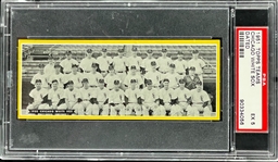 1951 Topps Teams Chicago White Sox Dated - PSA EX 5