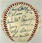 1950 Chicago White Sox Team Signed Baseball (BAS)