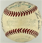 1950 Chicago White Sox Team Signed Baseball (BAS)