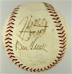 Harry Caray, Bill Veeck and Nancy Faust Signed Chicago White Sox Baseball (BAS)