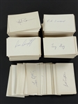 Massive MLB Minor Leaguers Signed Index Card Collection of 1,600+ (BAS)