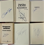 Baseball HOFers and Stars Signed Hardcover Books (13) Incl. Brooks Robinson, Pete Rose and Others (BAS)