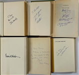 Baseball HOFers and Stars Signed Hardcover Books (10) Incl. Stan Musial, Leo Durocher, Johnny Mize and Others (BAS)