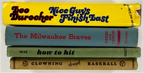 Baseball HOFers and Stars Signed Hardcover Books (10) Incl. Stan Musial, Leo Durocher, Johnny Mize and Others (BAS)