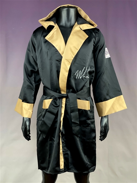 Mike Tyson Signed Reyes Professional Boxing Robe (PSA)