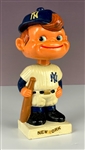 1960's New York Yankees White Base Bobble Head