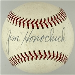 Jim Honochick Single Signed Baseball - MLB Umpire/Lite Beer Spokesman (BAS)