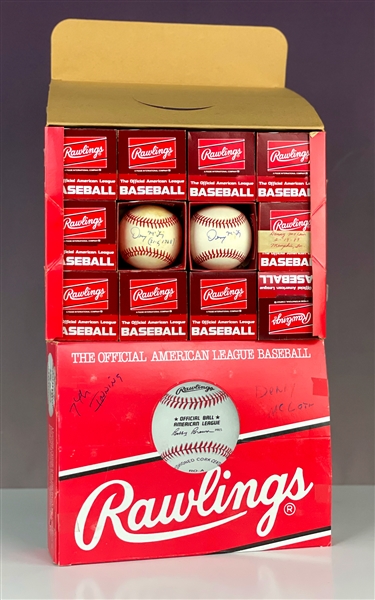 Two Dozen Denny McLain Single Signed Baseballs (24) (BAS)