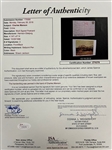 Charles Manson Twice-Signed and Handwritten Postcard with Reference to The Ranch (JSA)