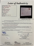 Charles Manson Signed and Handwritten Mailed Envelope (JSA)