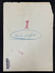 1939 Clark Griffith AP Wire Photo Used for 1950 Callahan #35 Card (Example Included)