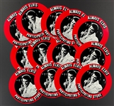 1978 “Always Elvis” Round RCA Record Store Promotional Signs Group of 22