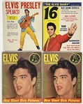 1950s/60s Elvis Presley Magazines (4) Incl. <em>Elvis Presley Speaks!</em>