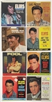 Group of 40 Elvis Presley RCA Victor 45 RPM Singles with Picture Sleeve