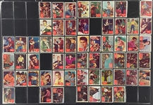 1956 Topps Elvis Presley Complete Set of Bubble Gum Cards (66) 