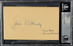 Jim Bottomley Signed Government Postcard (BAS)