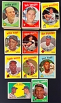 1959 Topps Baseball Partial Set (313/572) Plus 76 Duplicates