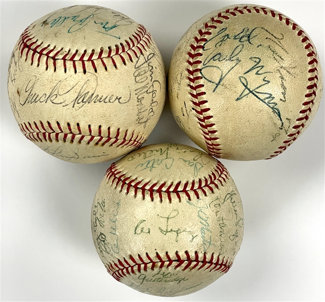 Chicago White Sox Team Signed Baseballs (3) (BAS)