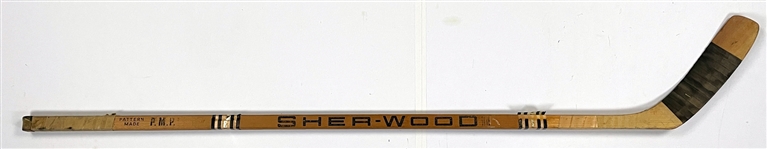 Rick MacLeish Game Used Sher-Wood Hockey Stick - 2X Cup Winner