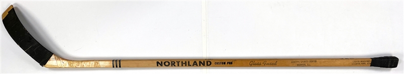 Bobby Hull Signed Game Issued Northland Custom Pro Hockey Stick with Banana Blade - Hall of Famer - 1X Cup Winner