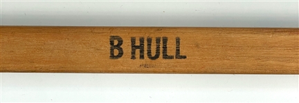 Bobby Hull Signed Game Issued Northland Custom Pro Hockey Stick with Banana Blade - Hall of Famer - 1X Cup Winner