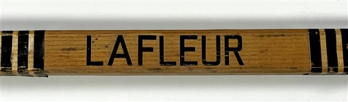 Guy LaFleur Louisville Slugger Game Used Hockey Stick - Hall of Famer - 5X Cup Winner