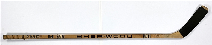 Al Secord Rookie-Era Game Used Sher-Wood 5052-A Hockey Stick