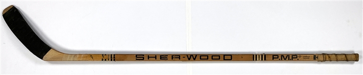 Al Secord Rookie-Era Game Used Sher-Wood 5052-A Hockey Stick