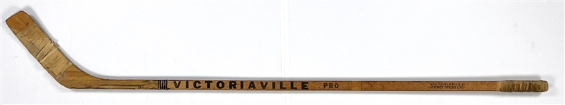 Stan Mikita 1960 Game Used Victoriaville Hockey Stick - Stanley Cup Era Gamer!!