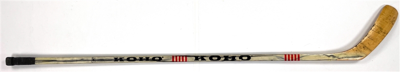 Mario Lemieux Game Used Koho Hockey Stick - Hall of Famer - 2X Cup Winner