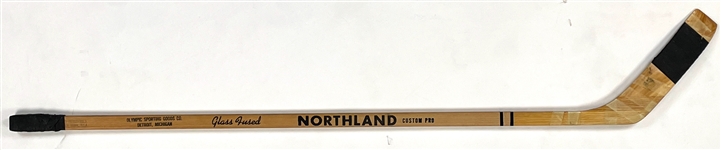 Gordie Howe Game Issued Northland Custom Pro Hockey Stick - Hall of Famer - 4X Cup Winner