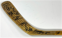 Chris Chelios 1991 NHL All Star Team Signed Game Issued Sher-Wood Hockey Stick - Gretzky, Yzerman, Messier and Others (BAS)