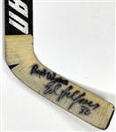Ed Belfour Signed Game Used Christian Goalie Stick - Hall of Famer - 1X Cup Winner