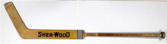 Michel Bunny Larocque Game Used Sher-Wood Goalie Stick - 4X Cup Winner