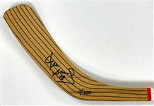 Denis Savard Limited Edition (12/1800) Signed Lifetime Stats Hockey Stick