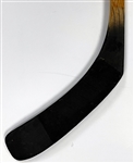 1990-91 Chicago Blackhawks Team Signed Greg Gilbert Game Used Sher-Wood 5030 Hockey Stick (BAS)