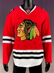 2008-2009 Chicago Blackhawks Team Signed Sweater Incl. Jonathan Toews and Patrick Kane (BAS)