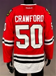 2015-2016 Chicago Blackhawks “Crawford” Team Signed Sweater Incl. Jonathan Toews and Marián Hossa (BAS)