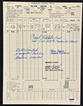 Enola Gay Crew Signed Flight Record - Paul Tibbets, Dutch Van Kirk and Morris R. Jeppson (PSA/DNA) 