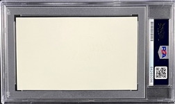 Carrie Fisher Signed Index Card - Encapsulated Authentic by PSA/DNA